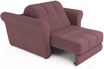 Кресло-кровать Mebel-Ars Гранд (велюр пудра НВ-178/18)