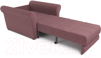 Кресло-кровать Mebel-Ars Гранд (велюр пудра НВ-178/18)