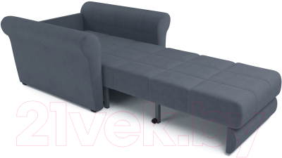 Кресло-кровать Mebel-Ars Гранд (велюр серо-синий НВ-178/26)