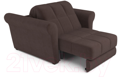 Кресло-кровать Mebel-Ars Гранд (велюр молочный шоколад НВ-178/13)