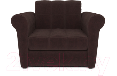 Кресло-кровать Mebel-Ars Гранд (велюр шоколадный НВ-178/16)