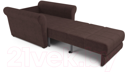 Кресло-кровать Mebel-Ars Гранд (велюр шоколадный НВ-178/16)