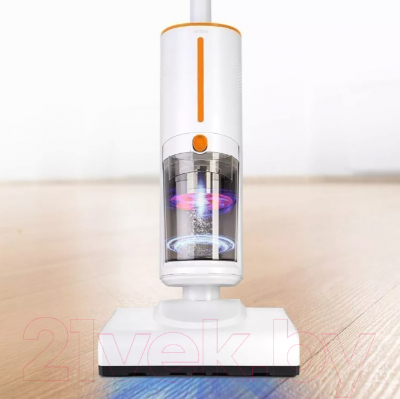 Вертикальный пылесос Kitfort KT-5157-2 (белый/оранжевый)