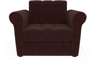Кресло-кровать Mebel-Ars Гранд (коричневый Luna 092)