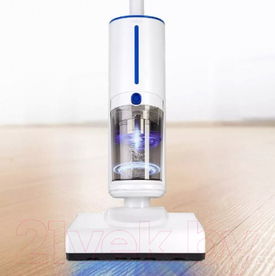 Вертикальный пылесос Kitfort KT-5157-3 (белый/синий)