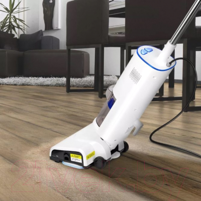 Вертикальный пылесос Kitfort KT-5157-3 (белый/синий)