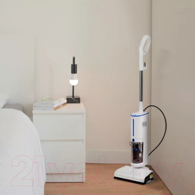 Вертикальный пылесос Kitfort KT-5157-3 (белый/синий)