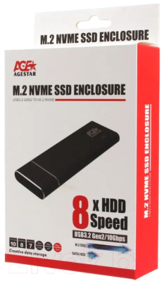 Бокс для SSD диска AgeStar 31UBNV5C