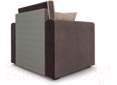 Кресло-кровать Mebel-Ars Санта (кордрой коричневый)