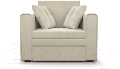 Кресло-кровать Mebel-Ars Санта (бархат бежевый Star Velvet 6 Light Beige)