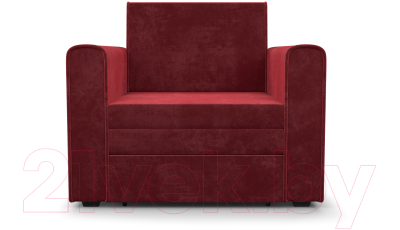 Кресло-кровать Mebel-Ars Санта (бархат красный Star Velvet 3 Dark Red)