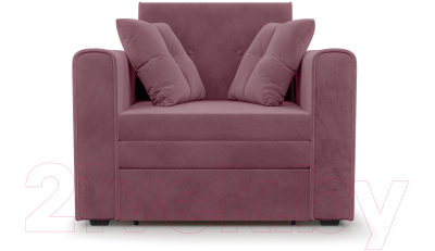 Кресло-кровать Mebel-Ars Санта (велюр пудра НВ-178/18)