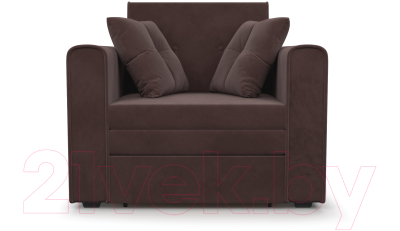 Кресло-кровать Mebel-Ars Санта (велюр молочный шоколад НВ-178/13)