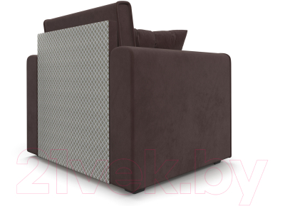 Кресло-кровать Mebel-Ars Санта (велюр молочный шоколад НВ-178/13)