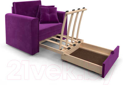 Кресло-кровать Mebel-Ars Санта (фиолет)