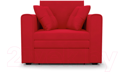Кресло-кровать Mebel-Ars Санта (кордрой красный)