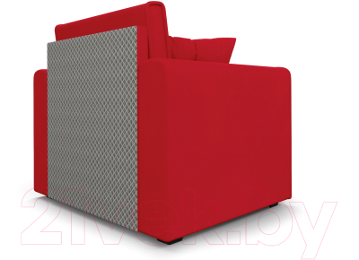 Кресло-кровать Mebel-Ars Санта (кордрой красный)
