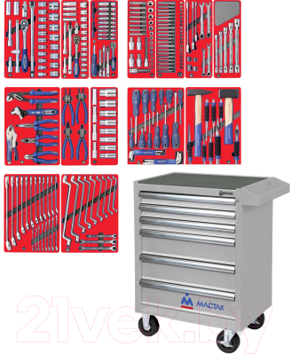 Универсальный набор инструментов Мастак 52-06270G - фото