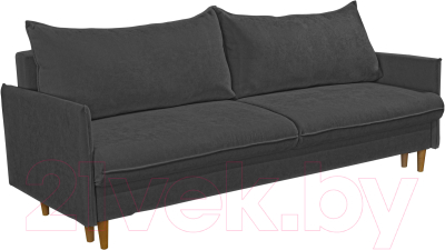 Диван Mio Tesoro Ванкувер 3ПЗм (Evento Carbon Black)