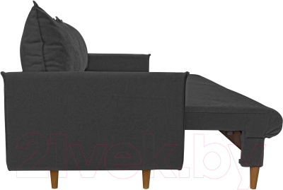 Диван Mio Tesoro Ванкувер 3ПЗм (Evento Carbon Black)