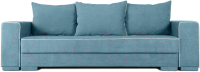 Диван KRONES Цезарь 4 (велюр джинсовый/молочный)