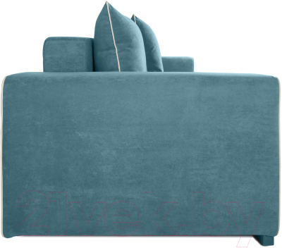 Диван KRONES Цезарь 4 (велюр джинсовый/молочный)