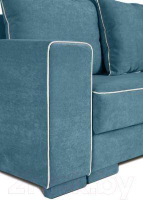 Диван KRONES Цезарь 4 (велюр джинсовый/молочный)