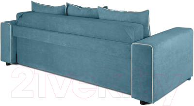 Диван KRONES Цезарь 4 (велюр джинсовый/молочный)