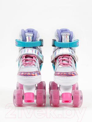 Роликовые коньки Amarobaby Disco / AMARO-35Di-Pi-26