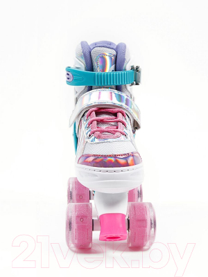 Роликовые коньки Amarobaby Disco / AMARO-35Di-Pi-26