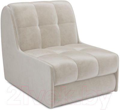 Кресло-кровать Mebel-Ars Барон №2 (бархат бежевый Star Velvet 6 Light Beige) - фото