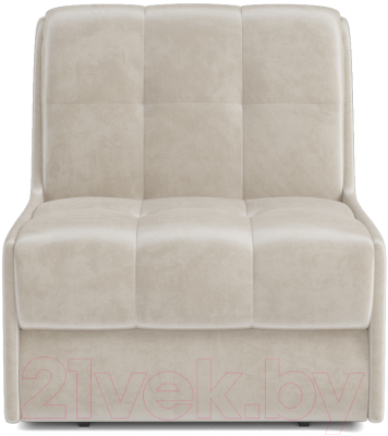 Кресло-кровать Mebel-Ars Барон №2 (бархат бежевый Star Velvet 6 Light Beige)