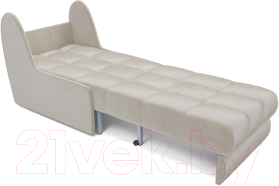 Кресло-кровать Mebel-Ars Барон №2 (бархат бежевый Star Velvet 6 Light Beige)