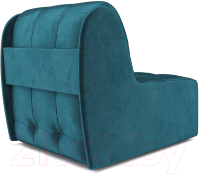 Кресло-кровать Mebel-Ars Барон №2 (бархат сине-зеленый Star Velvet 43 Black Green)