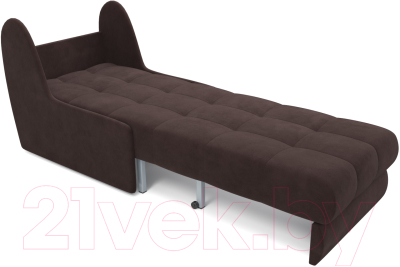 Кресло-кровать Mebel-Ars Барон №2 (велюр молочный шоколад НВ-178 13)