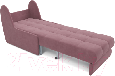 Кресло-кровать Mebel-Ars Барон №2 (велюр пудра НВ-178 18)