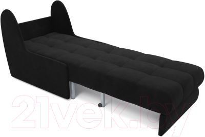 Кресло-кровать Mebel-Ars Барон №2 (велюр черный НВ-178 17)