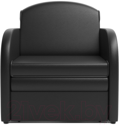 Кресло-кровать Mebel-Ars Малютка (экокожа черный)