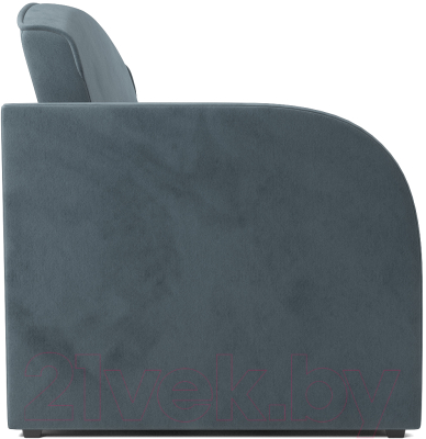 Кресло-кровать Mebel-Ars Малютка (велюр серо-синий HB-178 26)
