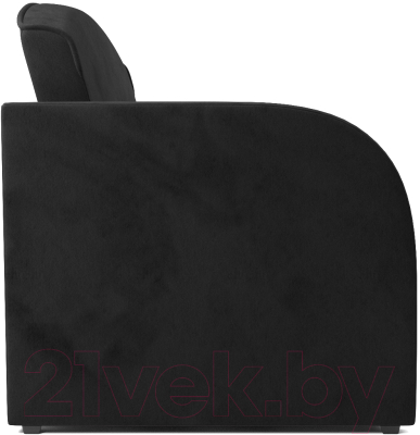 Кресло-кровать Mebel-Ars Малютка (велюр черный НВ-178 17)