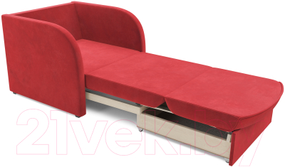 Кресло-кровать Mebel-Ars Малютка (кордрой красный)