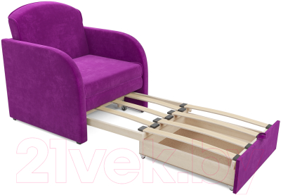Кресло-кровать Mebel-Ars Малютка (фиолетовый)
