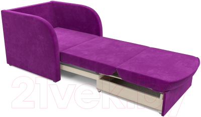 Кресло-кровать Mebel-Ars Малютка (фиолетовый)