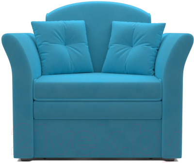 Кресло-кровать Mebel-Ars Малютка №2 (рогожка синий)