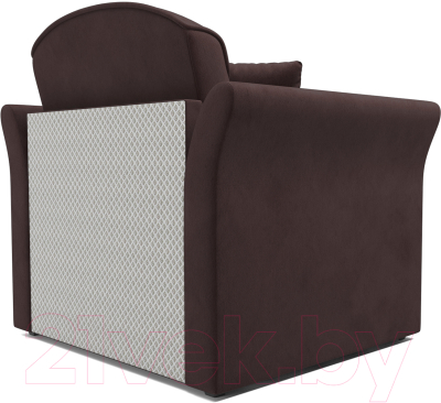 Кресло-кровать Mebel-Ars Малютка №2 (велюр шоколад HB-178 16)