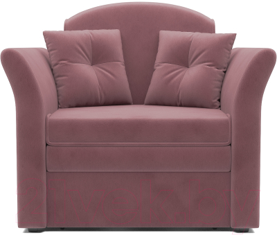 Кресло-кровать Mebel-Ars Малютка №2 (велюр пудра НВ-178 18)