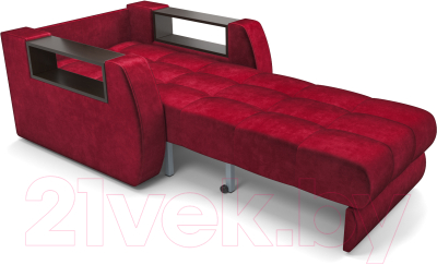 Кресло-кровать Mebel-Ars Барон №3 (бархат красный Star Velvet 3 Dark Red)