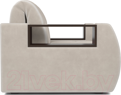 Кресло-кровать Mebel-Ars Барон №3 (бархат бежевый Star Velvet 6 Light Beige)