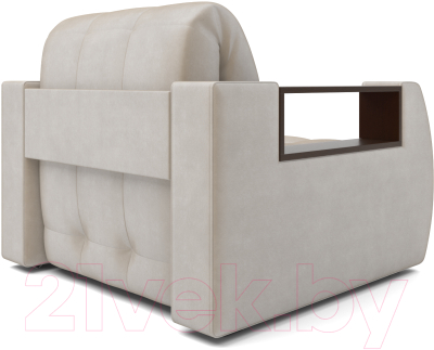 Кресло-кровать Mebel-Ars Барон №3 (бархат бежевый Star Velvet 6 Light Beige)