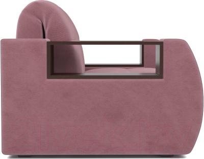 Кресло-кровать Mebel-Ars Барон №3 (велюр пудра НВ-178 18)